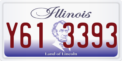 IL license plate Y613393