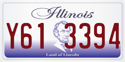 IL license plate Y613394