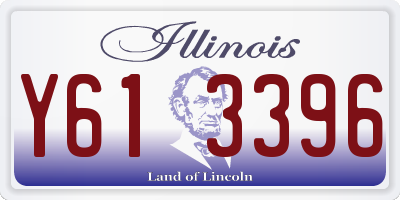 IL license plate Y613396
