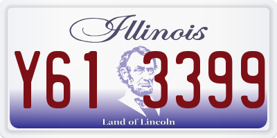 IL license plate Y613399