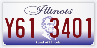 IL license plate Y613401
