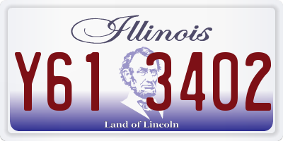 IL license plate Y613402
