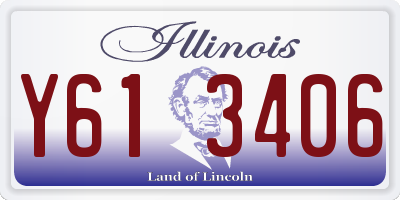 IL license plate Y613406