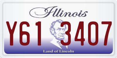 IL license plate Y613407