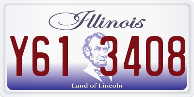 IL license plate Y613408