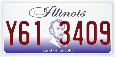 IL license plate Y613409