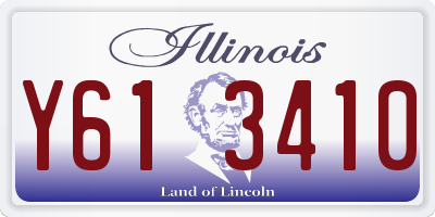 IL license plate Y613410
