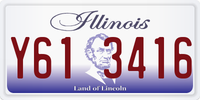 IL license plate Y613416