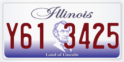 IL license plate Y613425