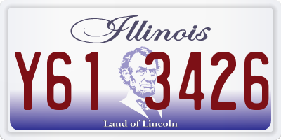 IL license plate Y613426
