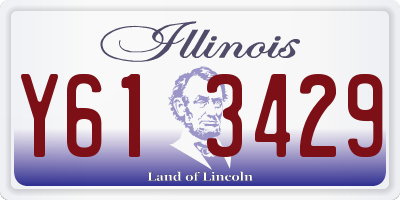 IL license plate Y613429