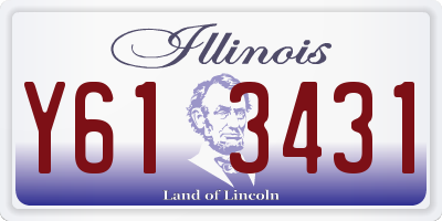 IL license plate Y613431