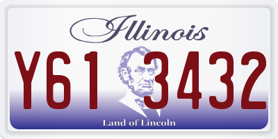 IL license plate Y613432