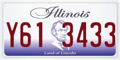 IL license plate Y613433