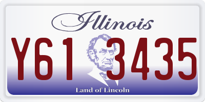 IL license plate Y613435
