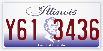 IL license plate Y613436