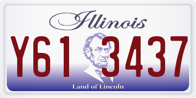 IL license plate Y613437