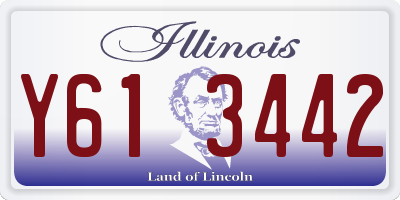 IL license plate Y613442
