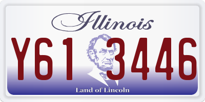 IL license plate Y613446