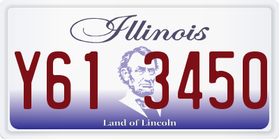 IL license plate Y613450