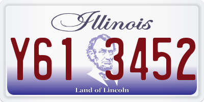 IL license plate Y613452