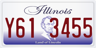 IL license plate Y613455