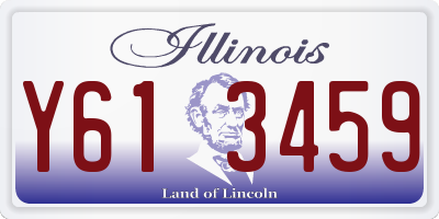 IL license plate Y613459