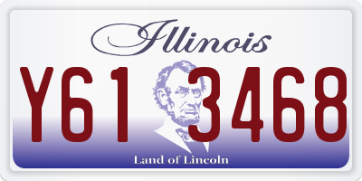 IL license plate Y613468