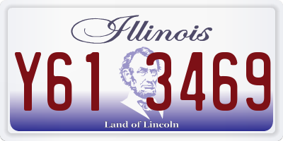 IL license plate Y613469