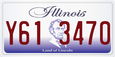 IL license plate Y613470