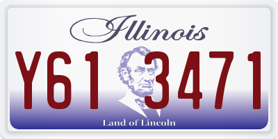 IL license plate Y613471