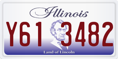 IL license plate Y613482