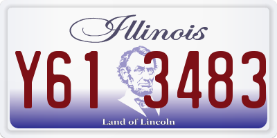 IL license plate Y613483