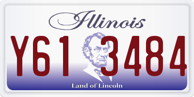 IL license plate Y613484