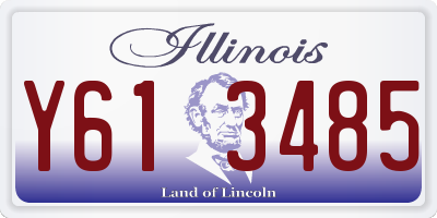 IL license plate Y613485