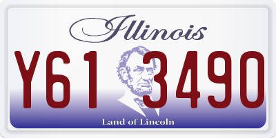 IL license plate Y613490