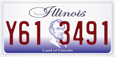 IL license plate Y613491