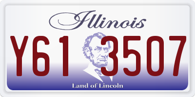 IL license plate Y613507