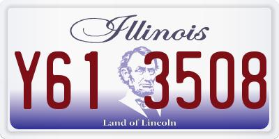 IL license plate Y613508