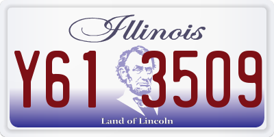 IL license plate Y613509