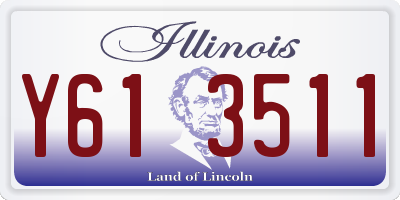 IL license plate Y613511
