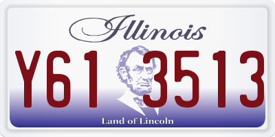 IL license plate Y613513