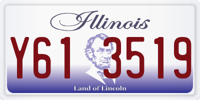 IL license plate Y613519