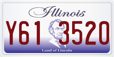 IL license plate Y613520