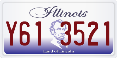 IL license plate Y613521