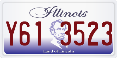 IL license plate Y613523