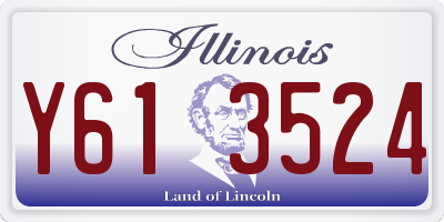 IL license plate Y613524