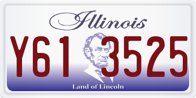 IL license plate Y613525