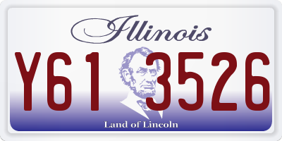 IL license plate Y613526