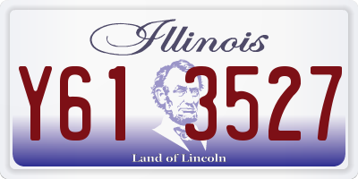 IL license plate Y613527